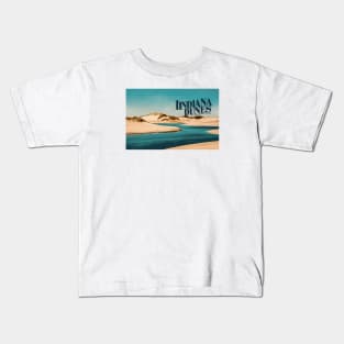 Majestic Landscape of Indiana Dunes Kids T-Shirt